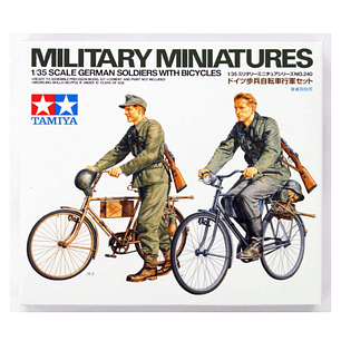 Para armar German Soldiers With Bicycles 1/35