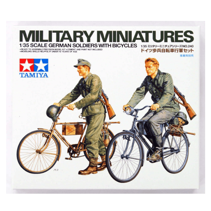 Para armar German Soldiers With Bicycles 1/35 1