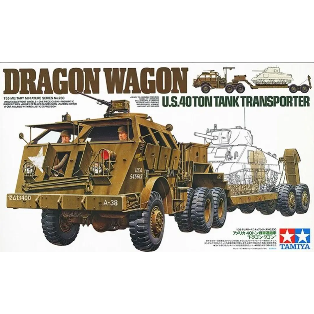 Para armar M26 Dragon Wagon U.S. 40 Ton 1/35 1