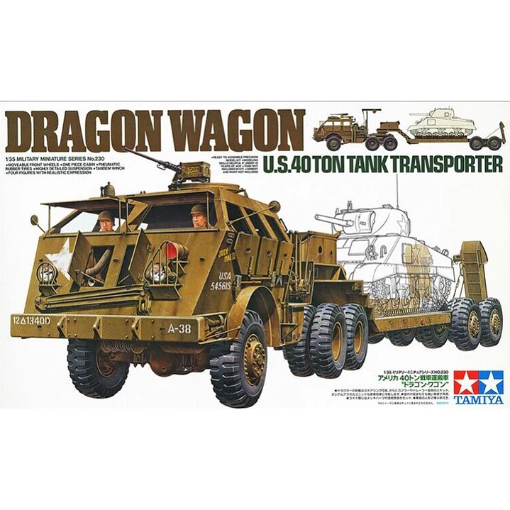 Para armar M26 Dragon Wagon U.S. 40 Ton 1/35 1