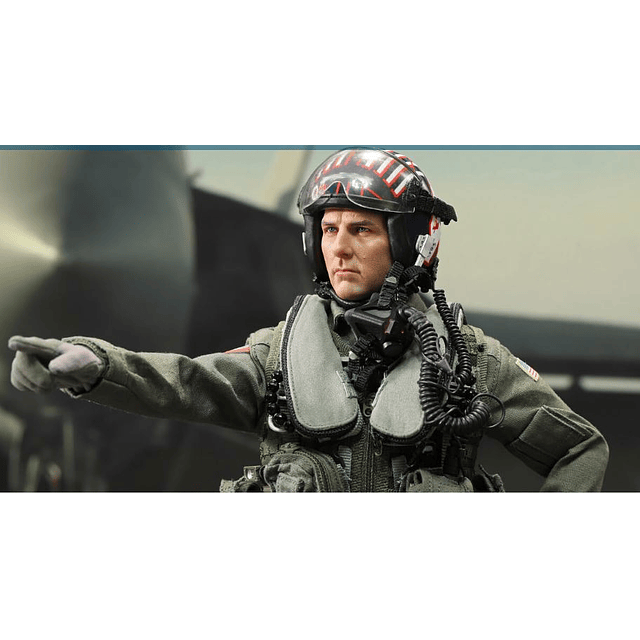 Figura Colección  Pilot Captain Mitchell Tom Cruise 1/6