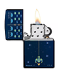  Zippo Pixel Game Azul Mate