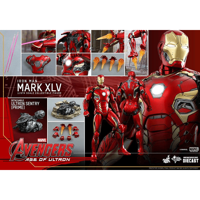  AGE OF ULTRON – IRON MAN MARK XLV 1/6 Figura No Nueva