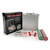 Maletin Aluminio con  Set Poker 100 Fichas