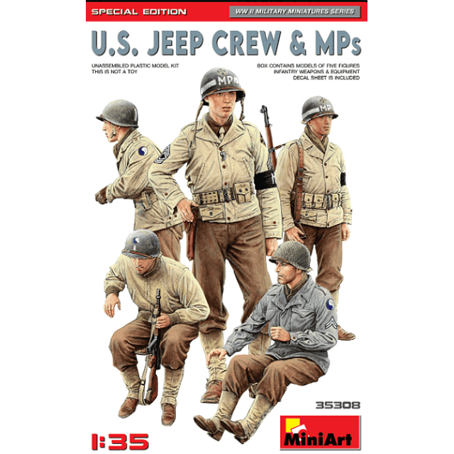 Para armar U.S. Jeep Crew & Mps Specialedi1/35