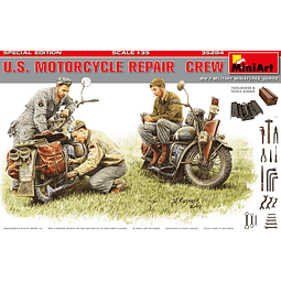 Para armar U.S. Motorcycle Repair Crew Spe1/35