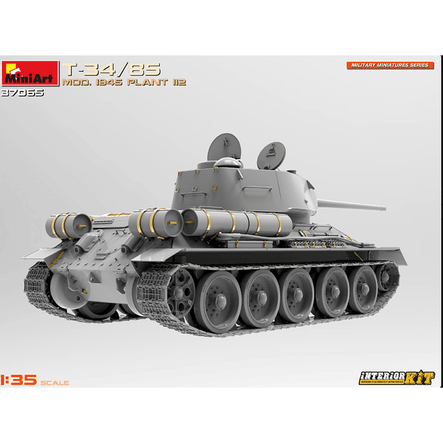 Para armar T-34-85Mod 1945 Plant 112 Inter1/35