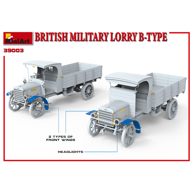 Para armar British Military Lorry B-Type1/35