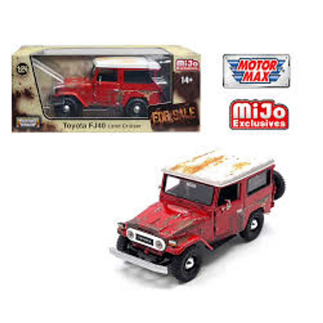 Carro Colección  Toyota Fj40 Land Cruiser Red 1/24 1
