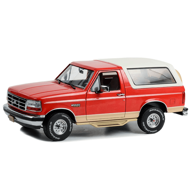 Carro Colección  1994 Fordbronco In Electricred 1/18