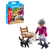  Abuela Con Gatos