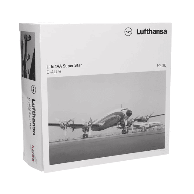 Avión Colección  Lufthansa Lockheed L-1649A 1/200