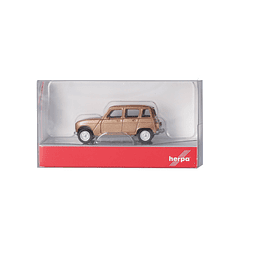 Carro Colección  Renault R4 Beige Metallic 1/87