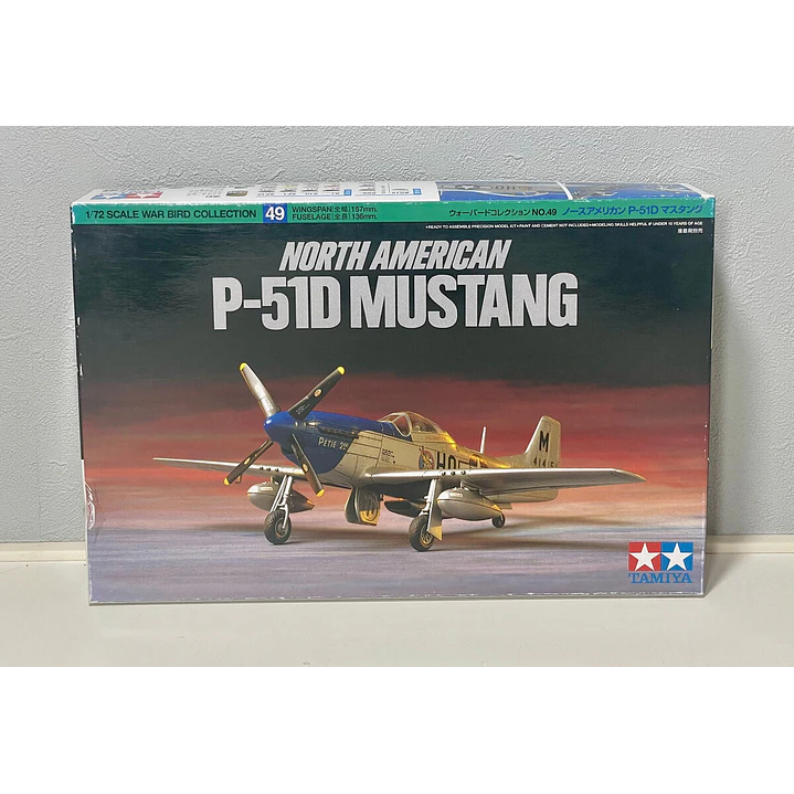 Para armar Avion caza P-51D Mustang 1/72 2