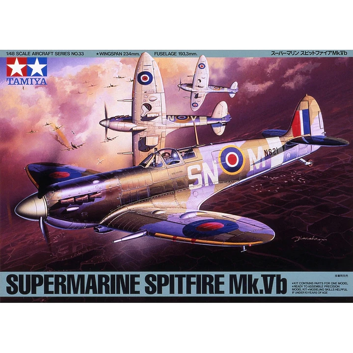 Para armar Supermarine Spitfire Mk.Vb 1/48 1