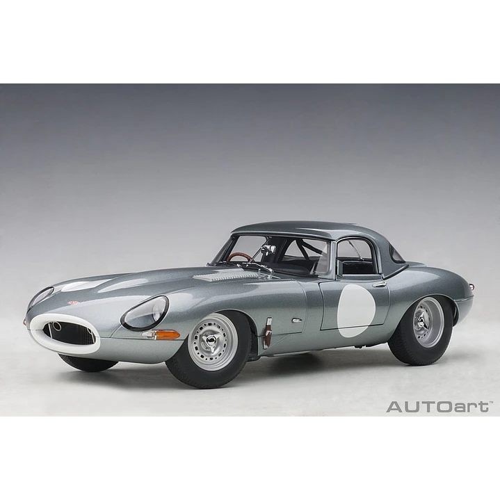 Carro Colección Jaguar Lightweight E-Type (Silver) 1/18 2
