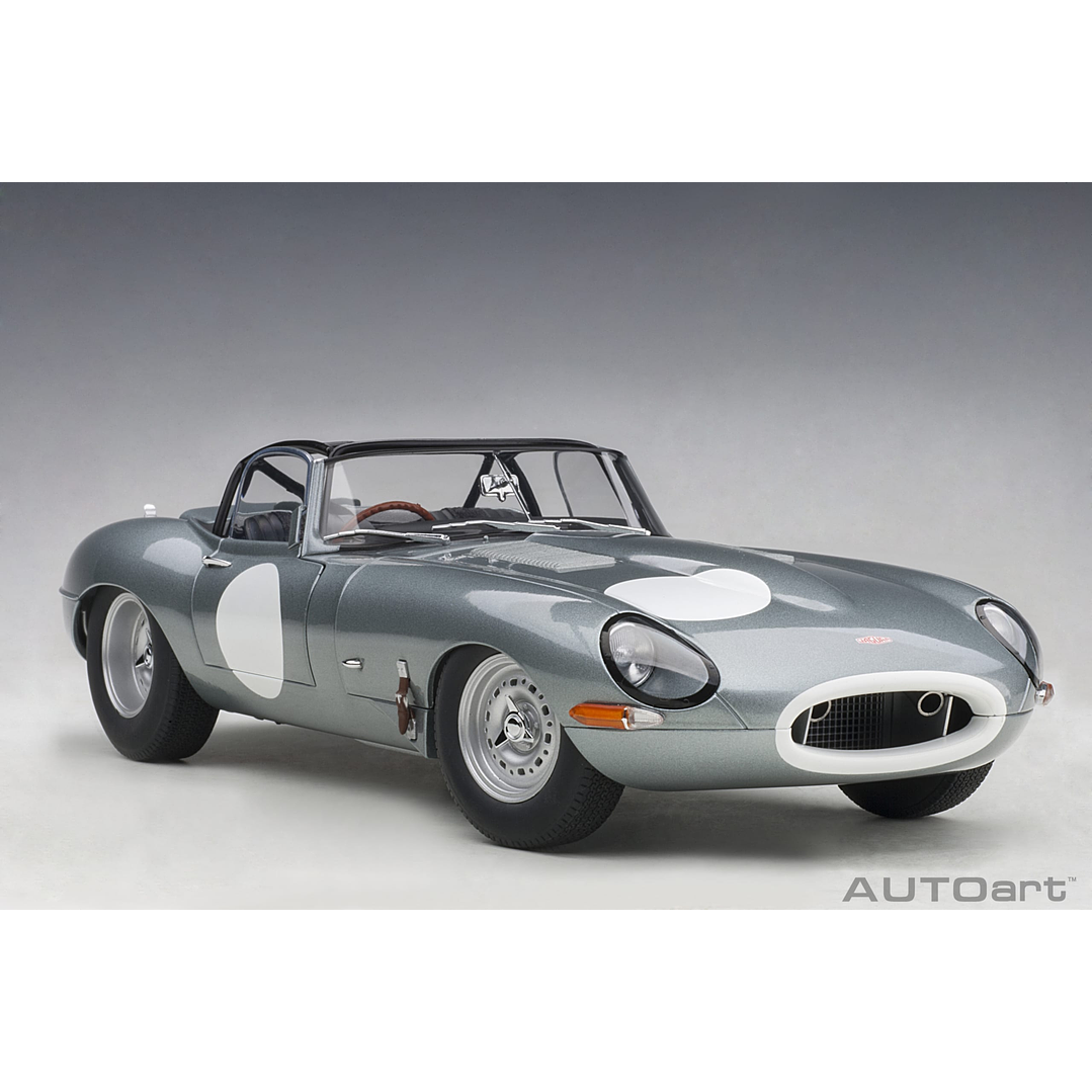 Carro Colección Jaguar Lightweight E-Type (Silver) 1/18 7