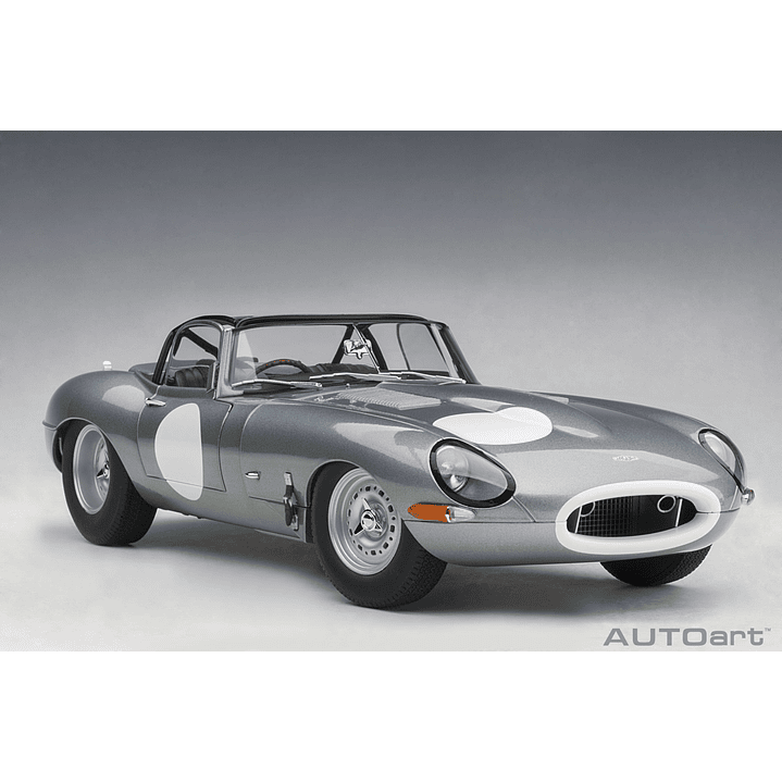 Carro Colección Jaguar Lightweight E-Type (Silver) 1/18 7