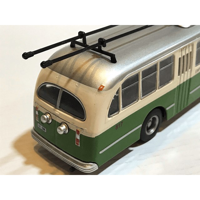 Carro Coleccion Autobus Pullman Standard Trolebus Valparaíso Esc 1/72