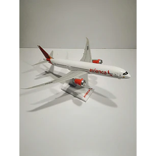 Avión colección B787 Avianca con luces