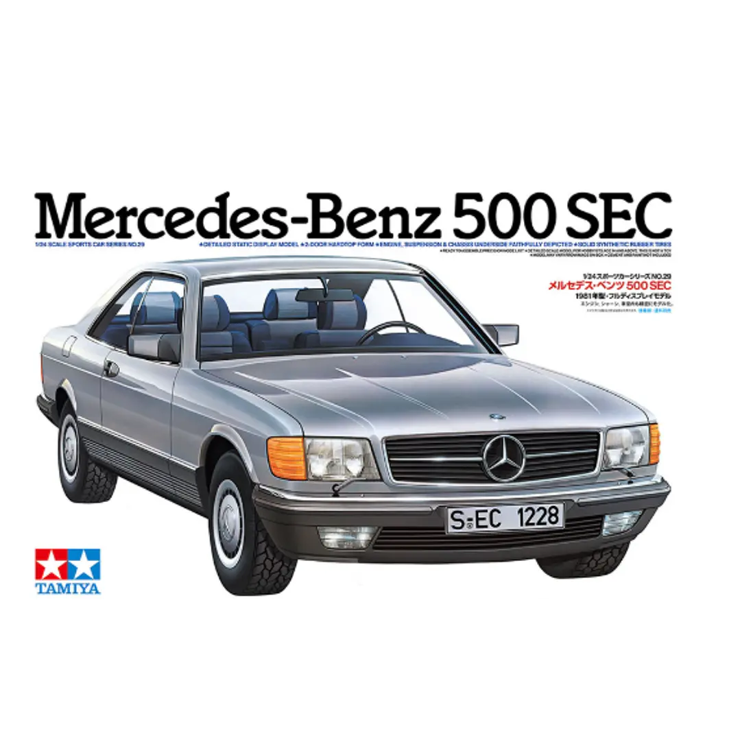 Vehículo para Armar Mercedes Benz 500 Sec 1/24 1