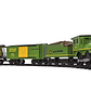 Tren Eléctrico Tren John Deere De Bateria 1/32 - Miniatura 3