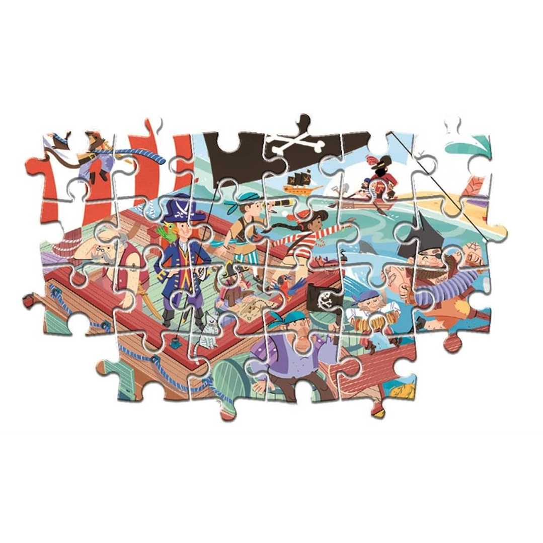 Rompecabezas Pzl Pirates - 24 Piezas - Supercolo 3