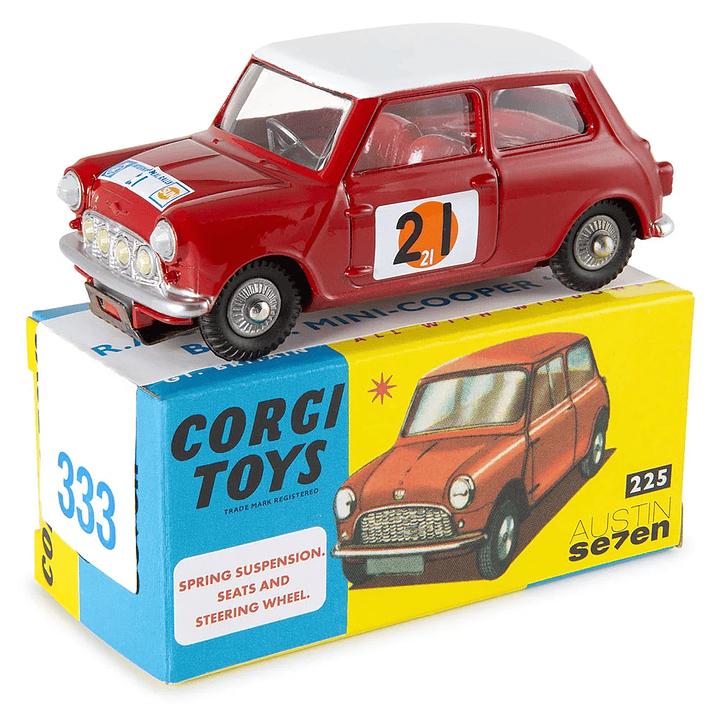 Carro Colección  333 Rac Internacional Rally Bmc Mini Cooper  1