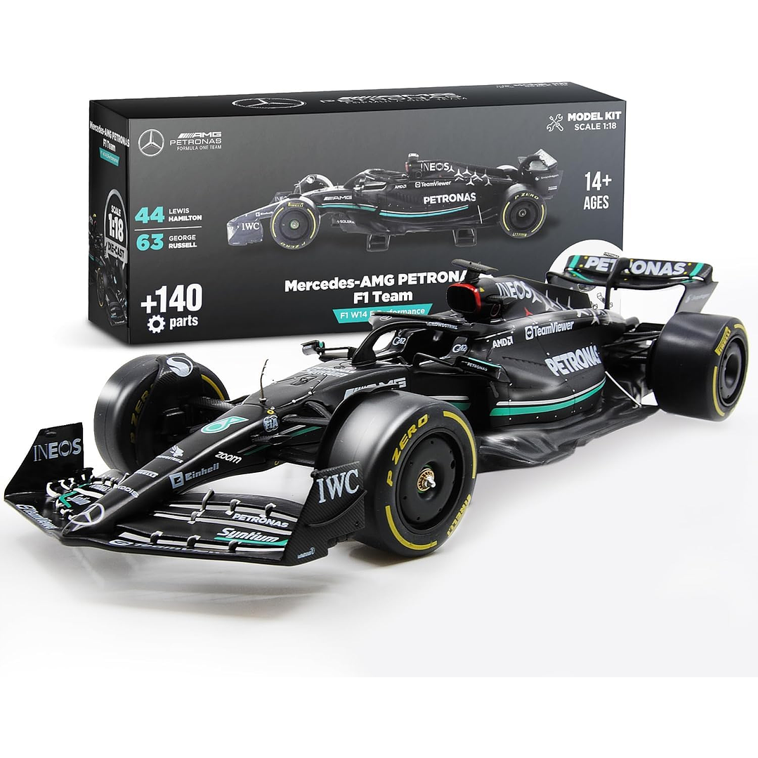 Vehículo para Armar Model Kit Racing F1 Amg W14 E 1/18 1