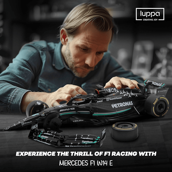 Vehículo para Armar Model Kit Racing F1 Amg W14 E 1/18 2