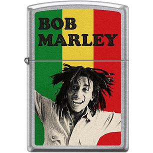  Enc Zippo Bob Marley Sonriendo Crom