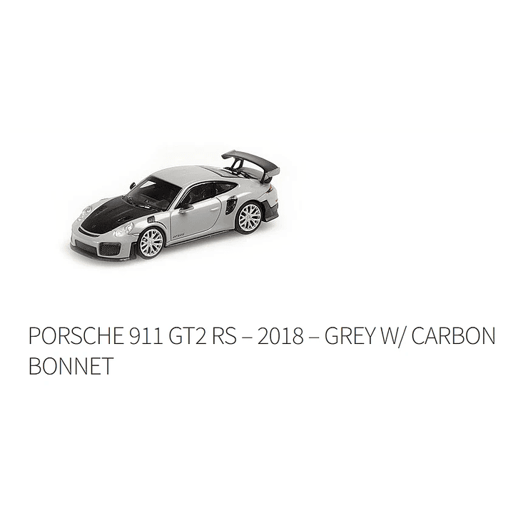 Carro Colección  Porsche 911 Gt2 Rs 1/87 1