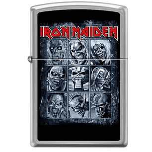  Enc Zippo Iron Maiden Eddie Caras