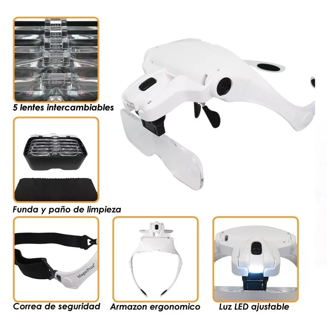  Gafas Lupa Recargable Vtr-1225 3