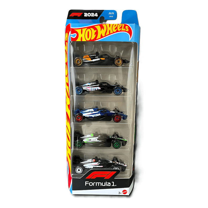 Carro Colección  Set 5 Carros  Formula 1 1/64 1