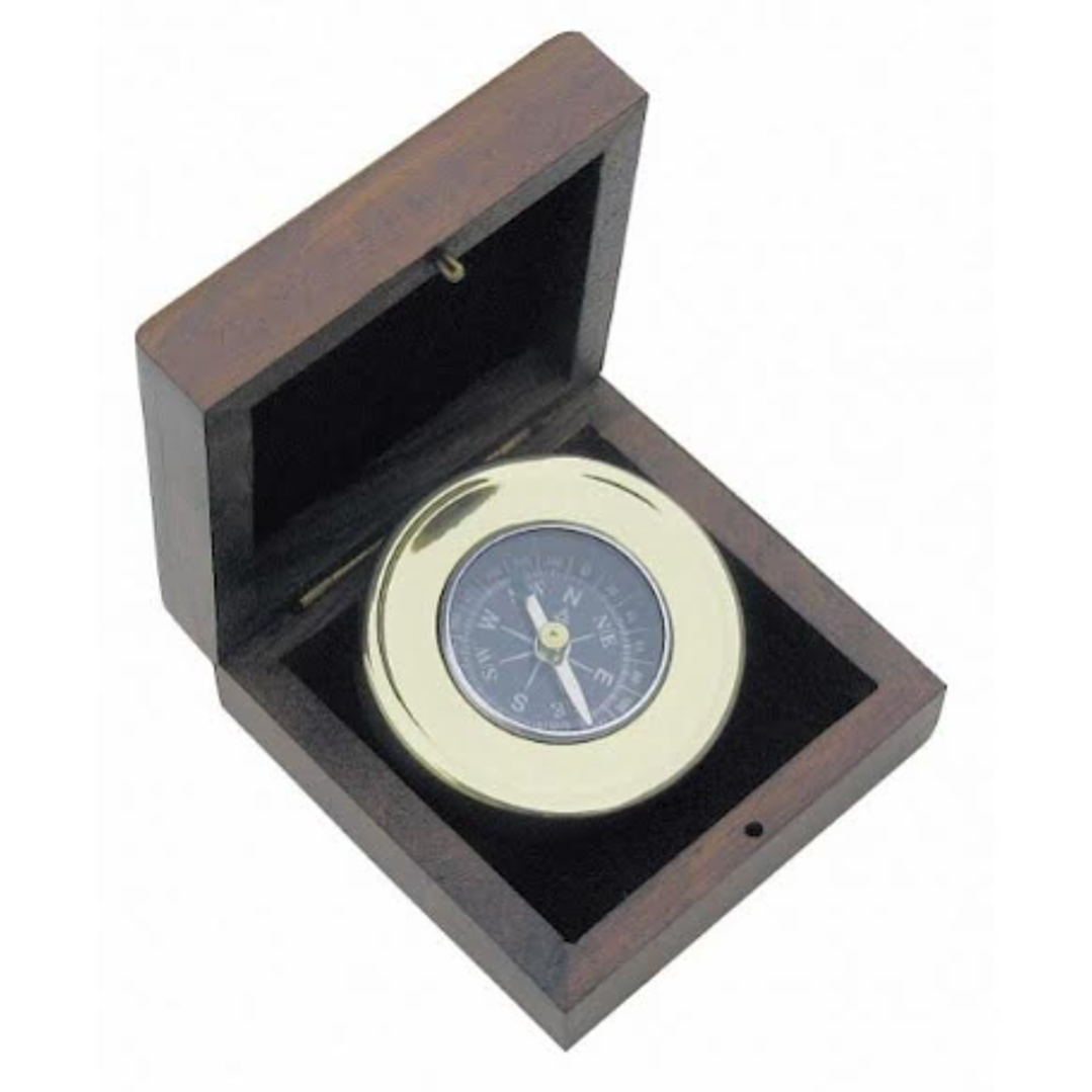  Brujula Pisapapel Bronce 5Cm Caja M 1