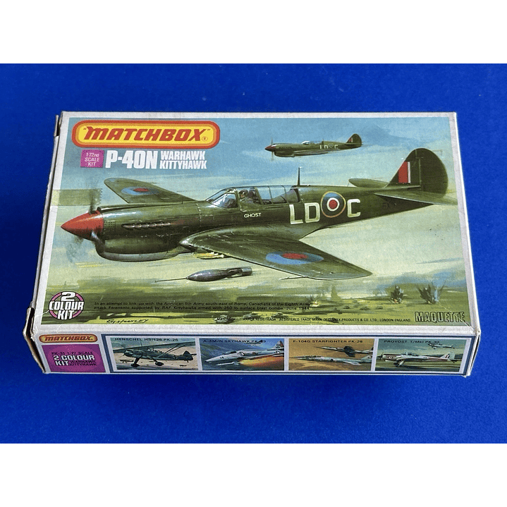 Avión Colección  P-40N Warhawk Kittyhawk1/72 4