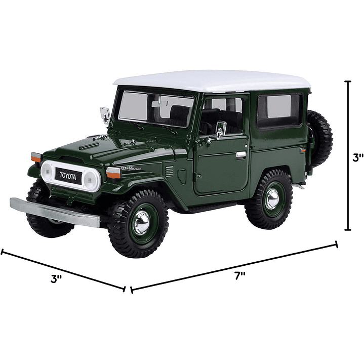 Carro Colección  Toyota land cruiser Fj40 1/24 3