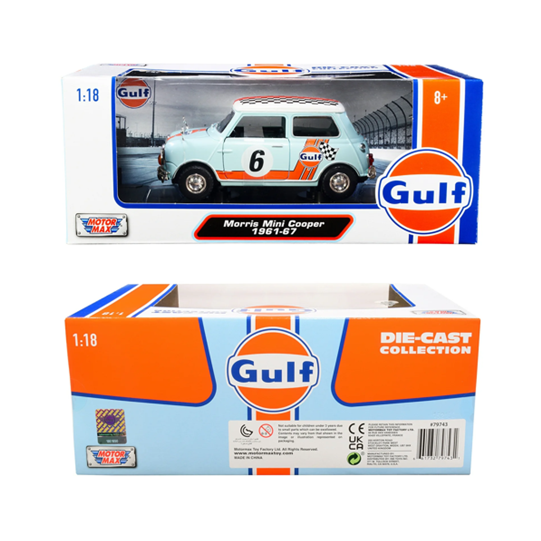 Carro Colección  Morris Mini Cooper Gulf 1/18 1