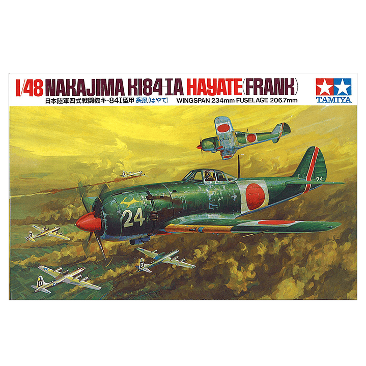 Para armar Nakajima Ki84 Ia Hayatefrank1/48 1