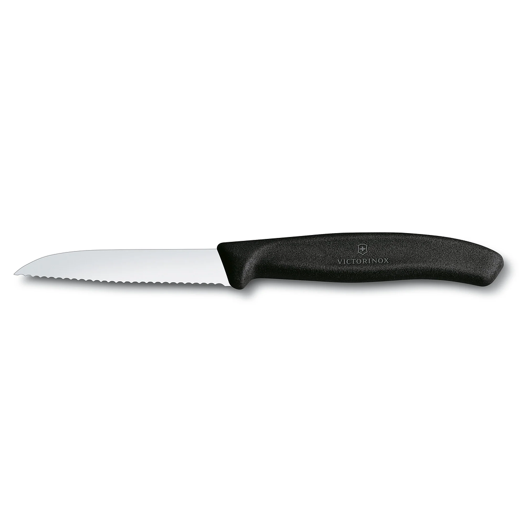  Cuchillo vicotorinox swiss  clasic de cocina Sierra  Negro 1