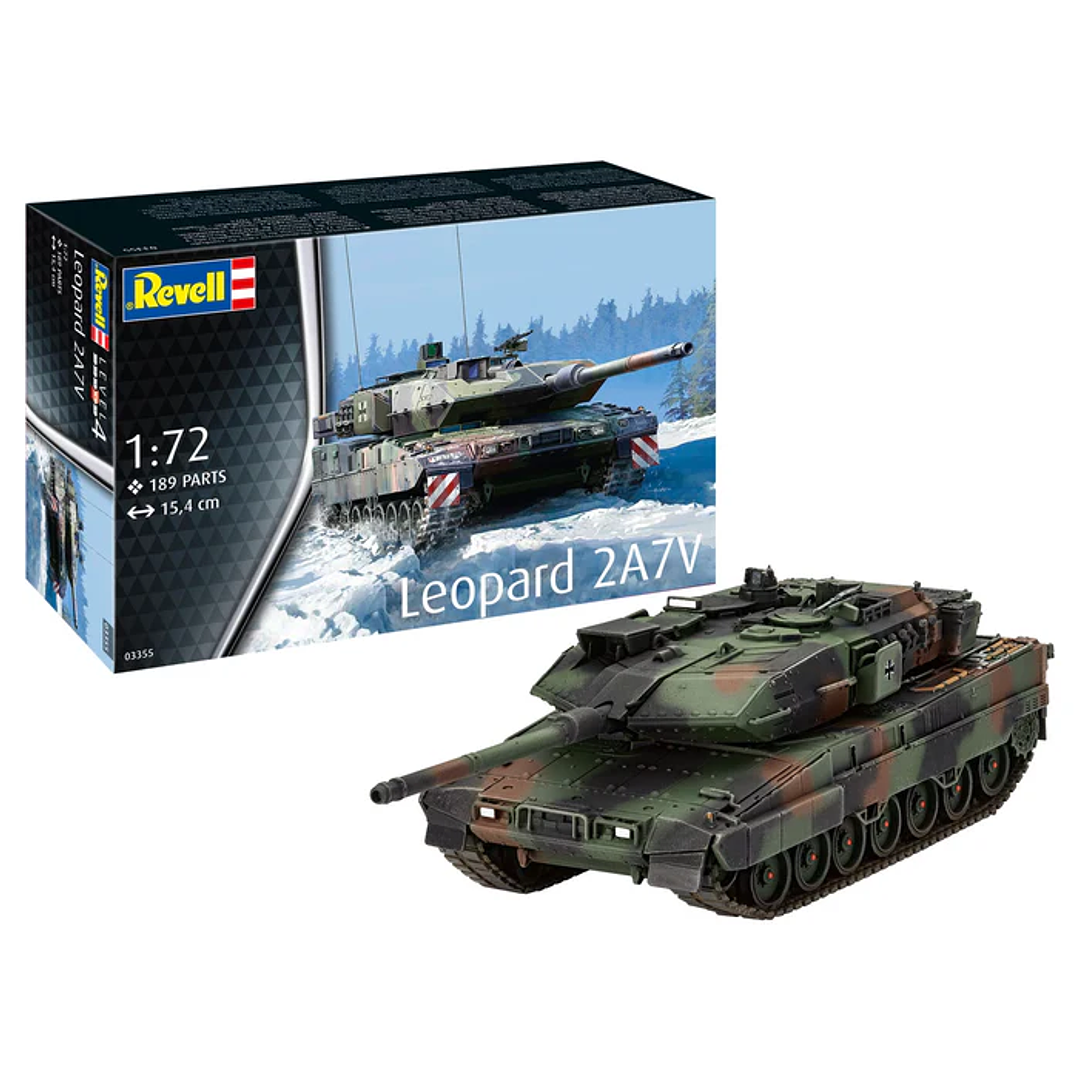 Para armar Leopard 2A7V Revell 1/72 1