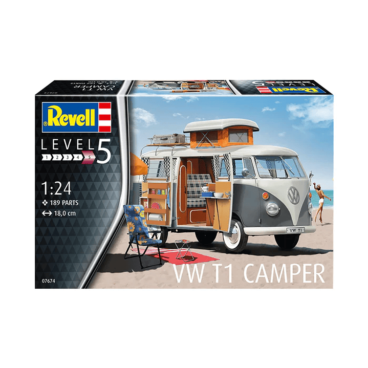 Para armar Vw T1 Camper Revell 1/24 7