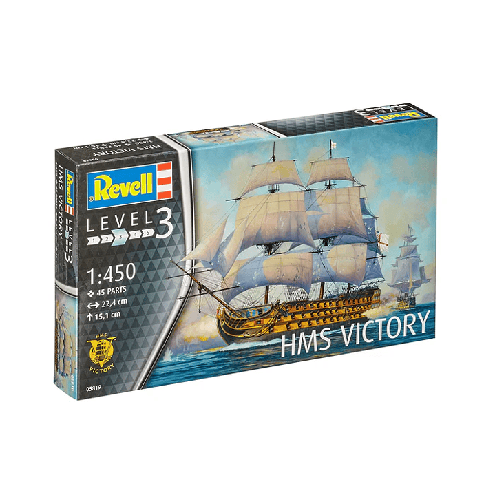 Barco para Armar Hms Victory Revell 1/450 6