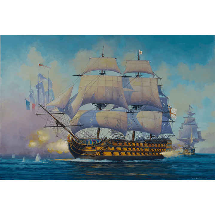Barco para Armar Hms Victory Revell 1/450 7