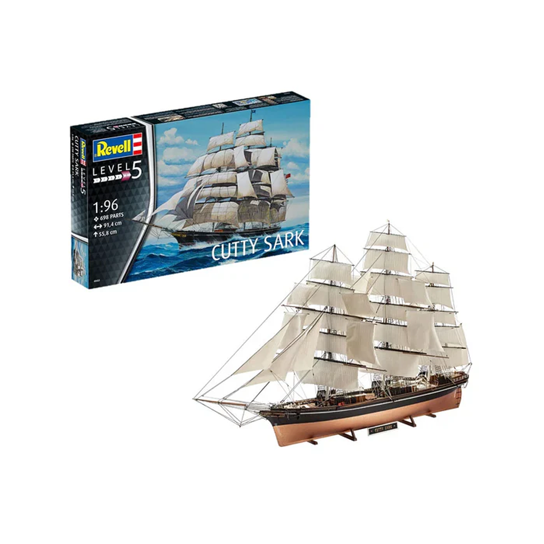 Barco para Armar Cutty Sark Revell 1/96 1