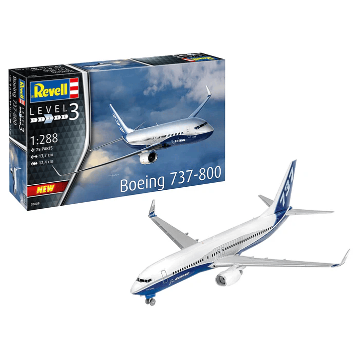 Para armar Boeing 737-800 Revell 1/288 1