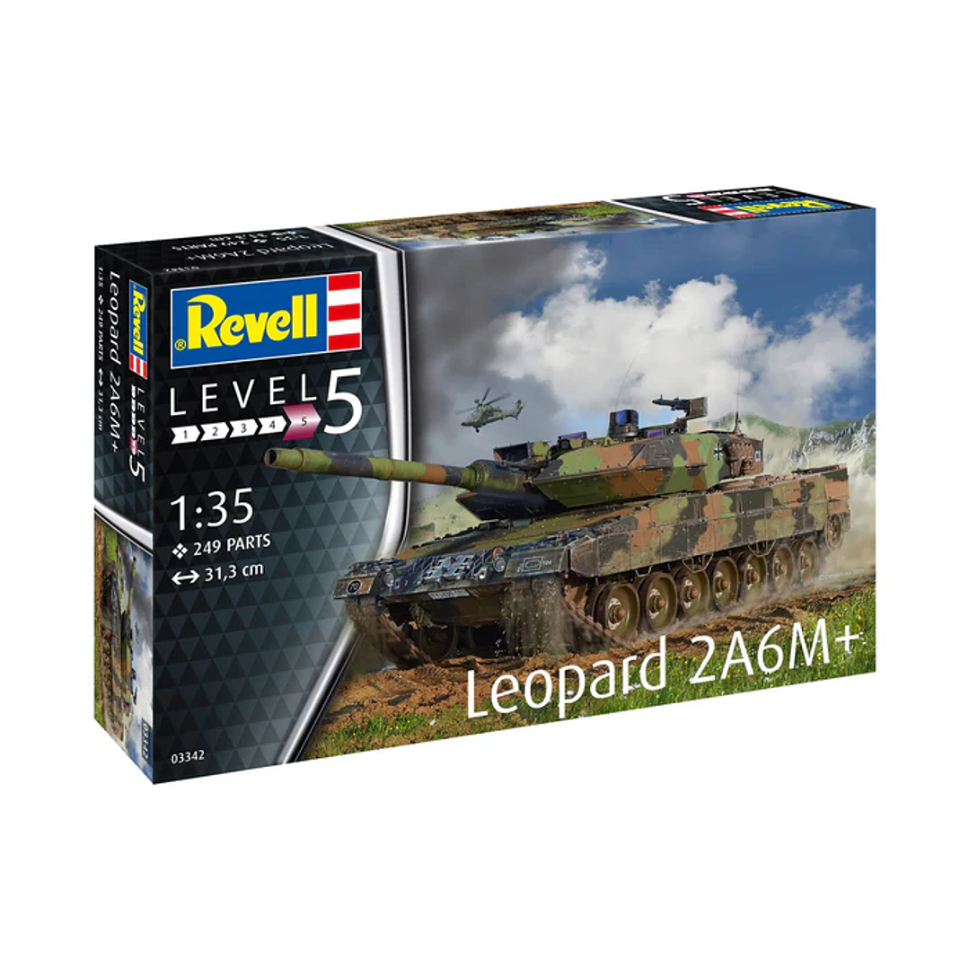 Para armar Leopard 2 A6M+ Revell 1/35 2