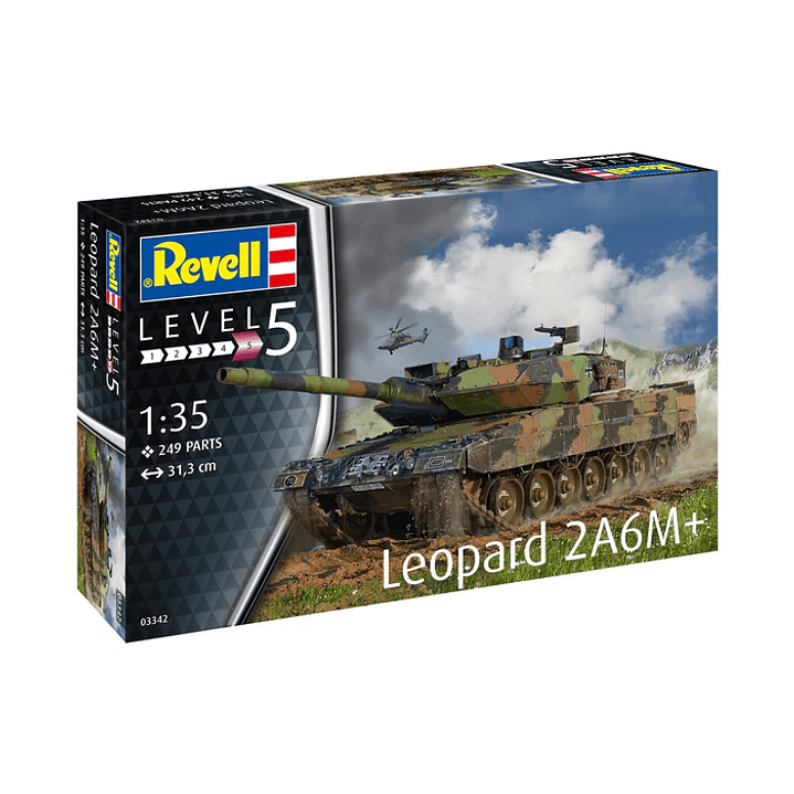 Para armar Leopard 2 A6M+ Revell 1/35 2