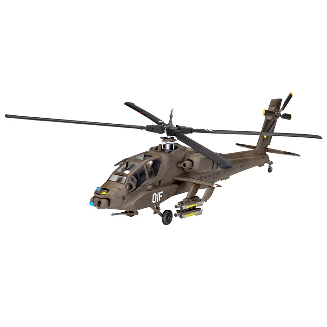 Para armar Ah-64A Apache Revell 1/72 3